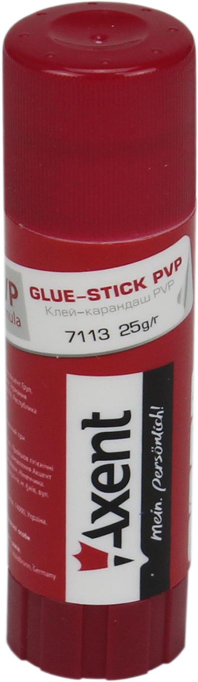 Клей-олівець "Axent" №7113 25гр PVP(12)(432) — фото товару | Канцелярський Сад