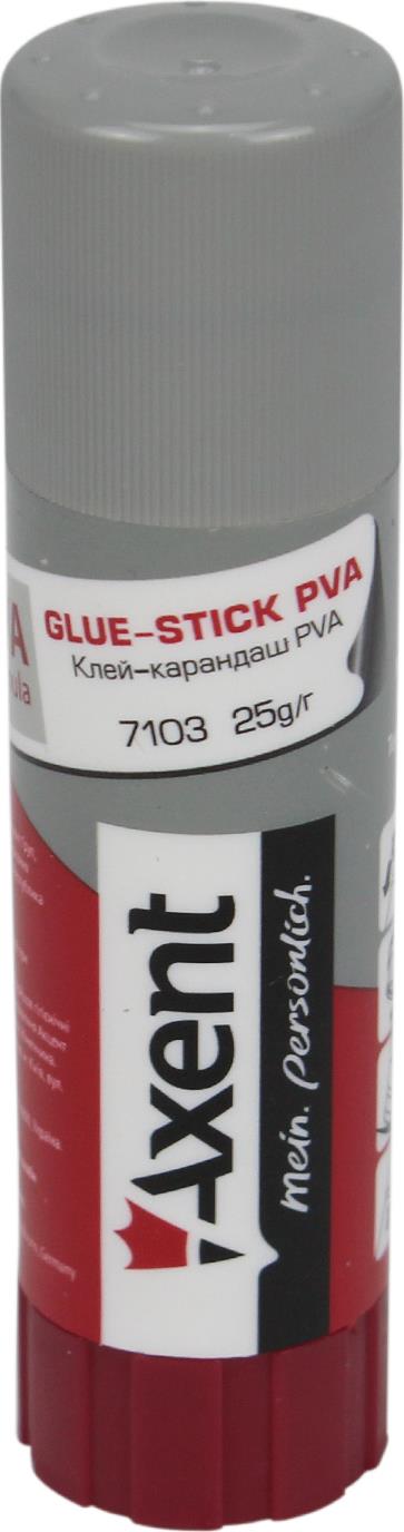 Клей-олівець "Axent" №7103 25гр PVA(12)(432) — фото товару | Канцелярський Сад