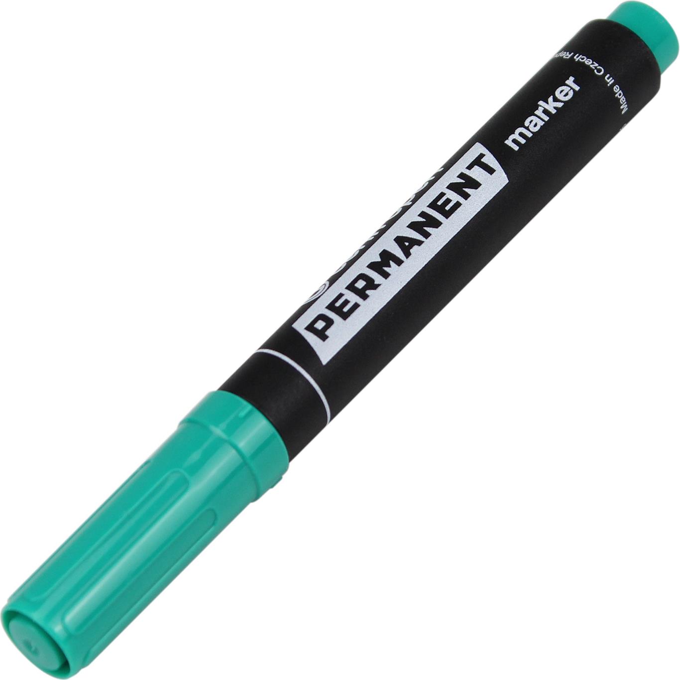 Маркер "Centropen" №8576/04 кос. Permanent 1-4,6мм зелений(10)(1000) — фото товару | Канцелярський Сад