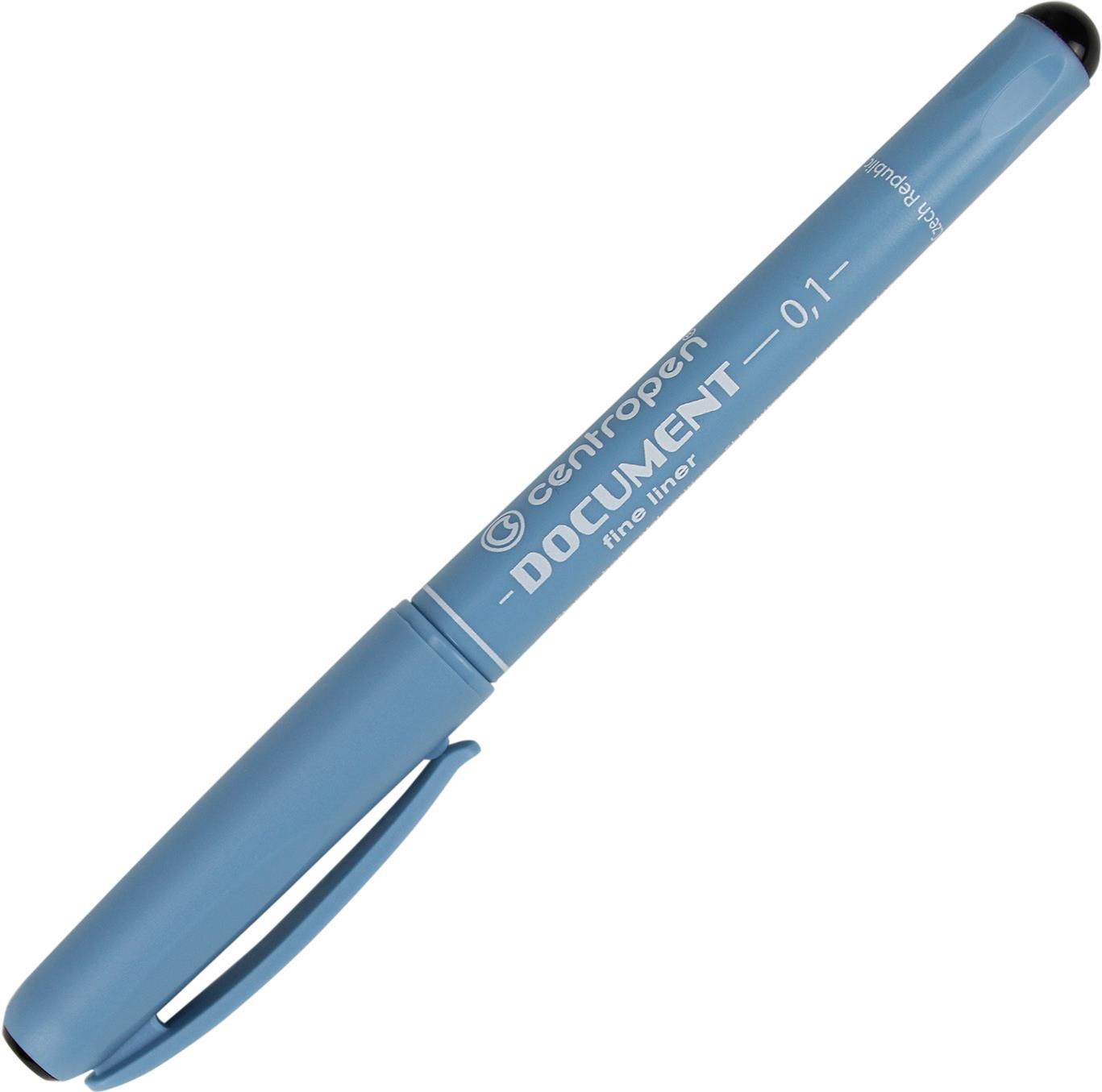 Лінер "Centropen" №2631 Document 0,1(0,25)мм чорний(10)(200) /1/ — фото товару | Канцелярський Сад