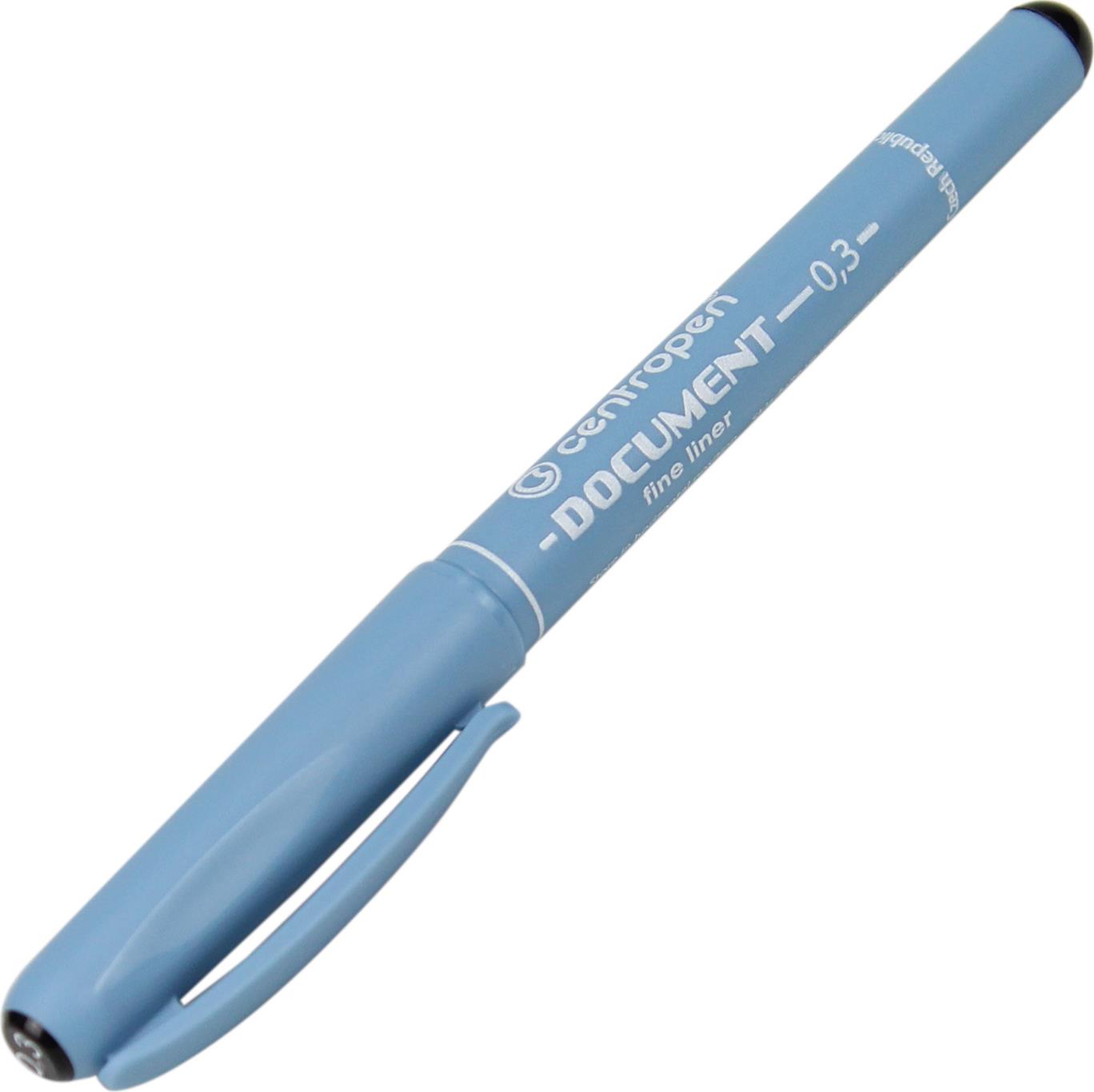 Лінер "Centropen" №2631 Document 0,3(0,35)мм чорний(10)(200) /1/ — фото товару | Канцелярський Сад