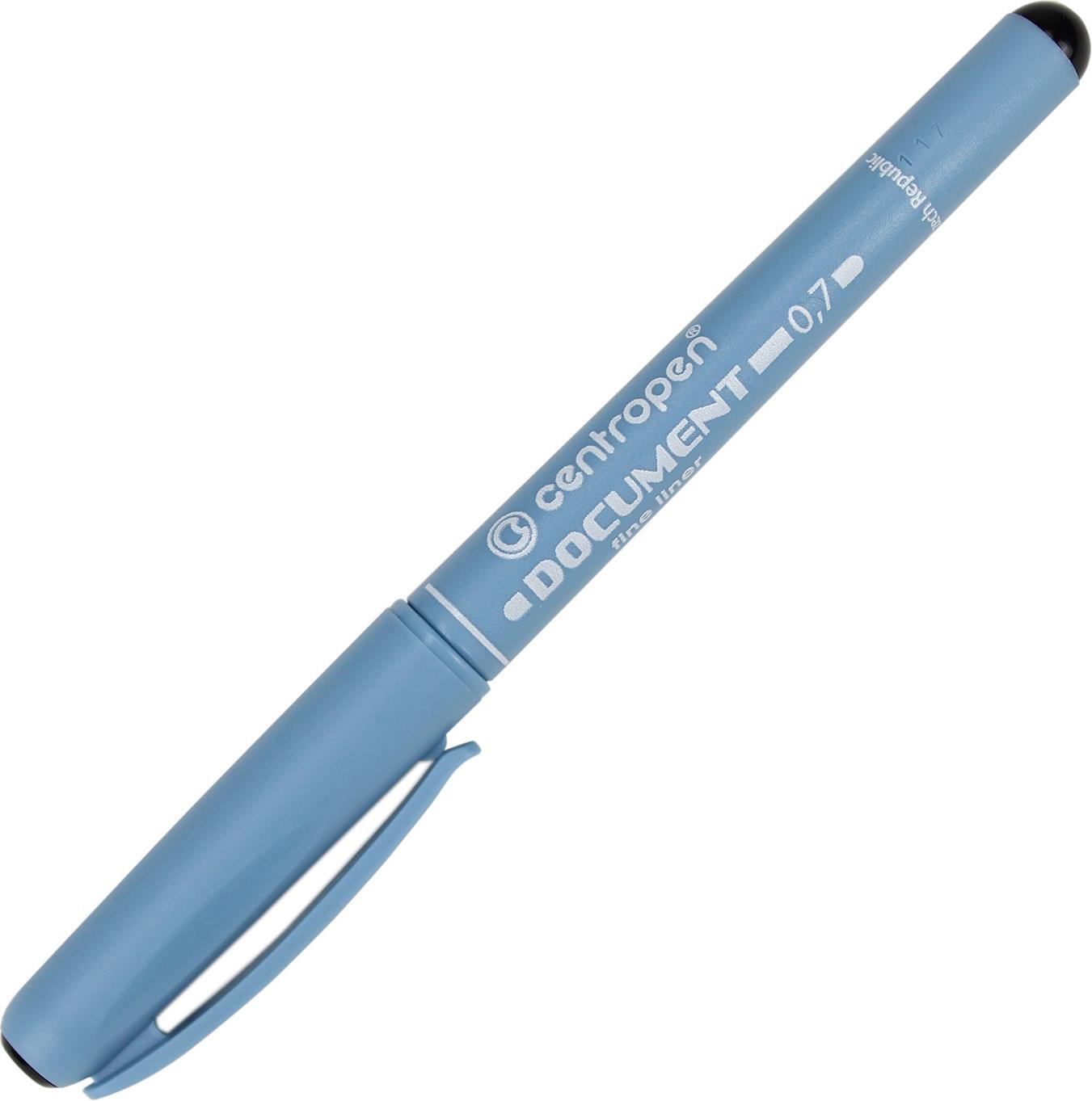 Лінер "Centropen" №2631 Document 0,7(0,7)мм чорний(10)(200) /1/ — фото товару | Канцелярський Сад