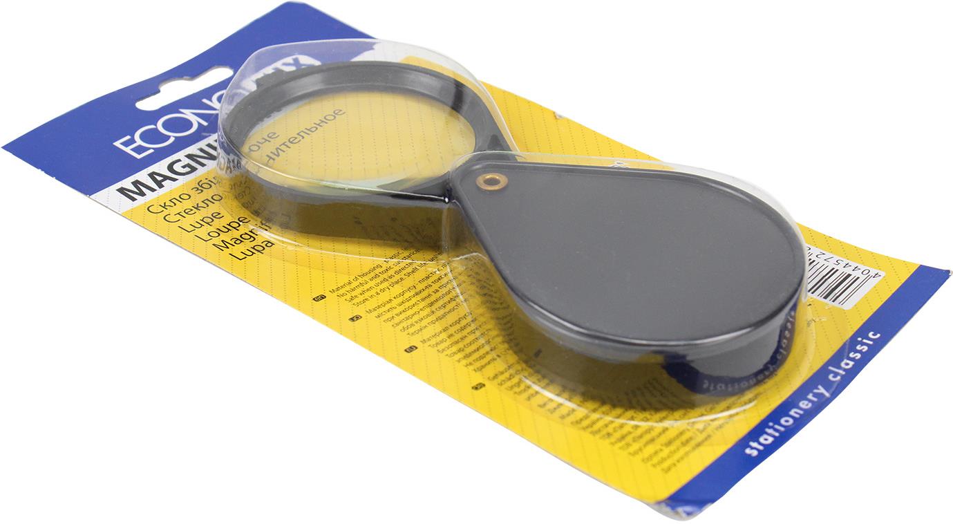 Лупа "Economix" №E82104 60мм,3-кратне збільш.(20)(120) — фото товару | Канцелярський Сад