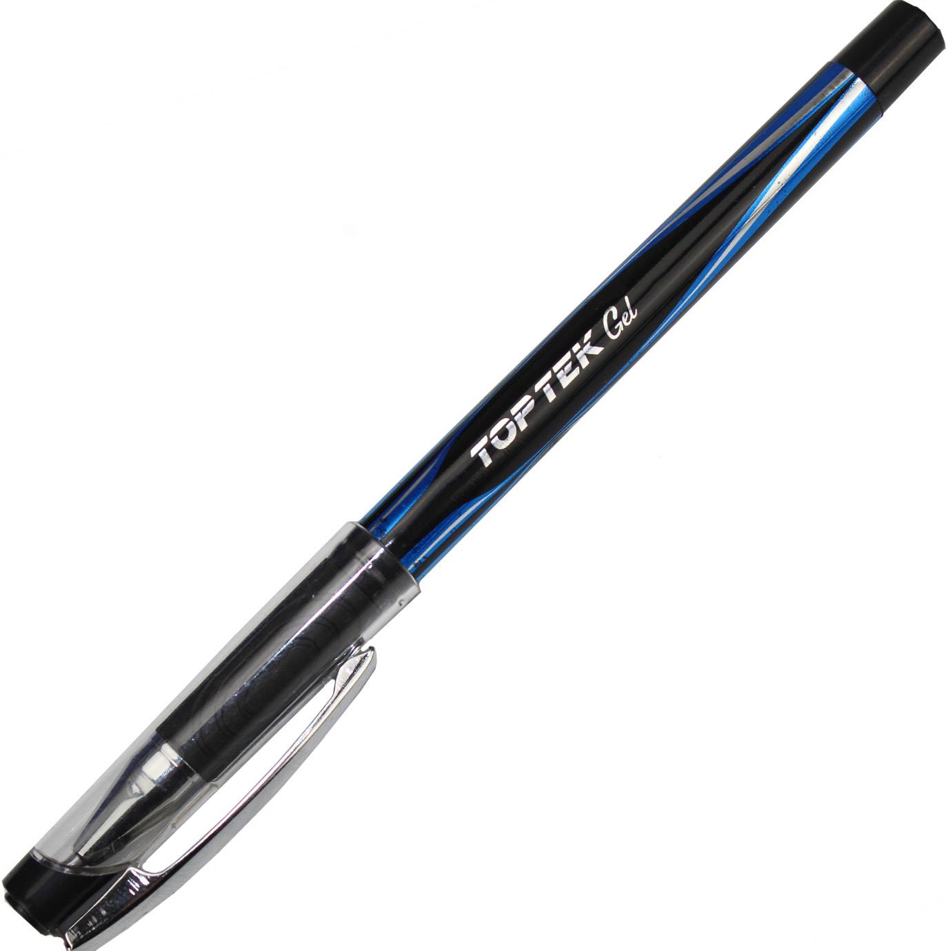 Ручка гел. "Unimax" №UX-133-02 Top Tek Gel 0,5мм синя(12)(120) — фото товару | Канцелярський Сад