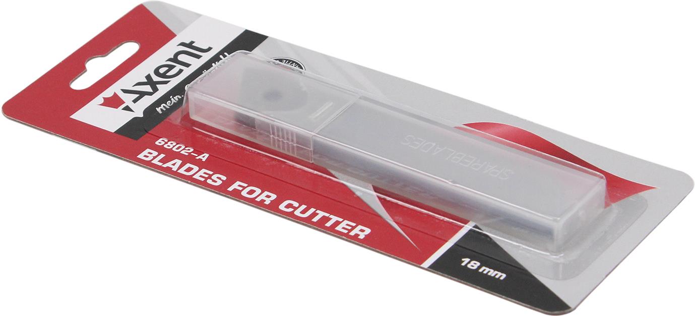 Леза для ножа "Axent" 18мм №6802(24)(288) — купити | Канцелярський Сад