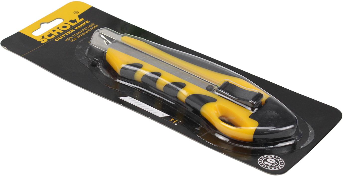 Ніж канц "Scholz" 18мм №4501 (12) — фото товару | Канцелярський Сад