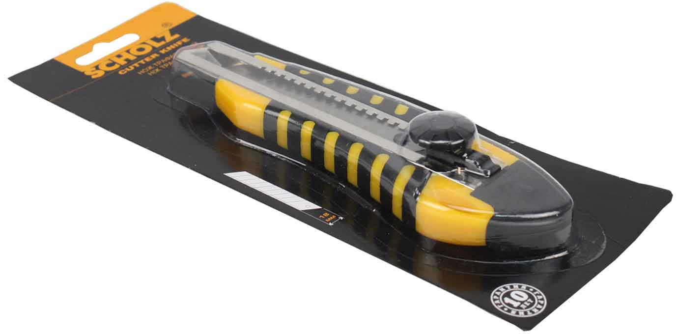 Ніж канц "Scholz" 18мм №4521(12) — фото товару | Канцелярський Сад