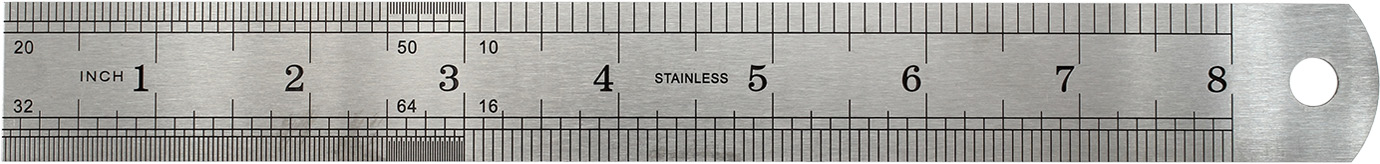 Лінійка метал. 20см "Axent" №7720-А(12)(50) — фото товару | Канцелярський Сад