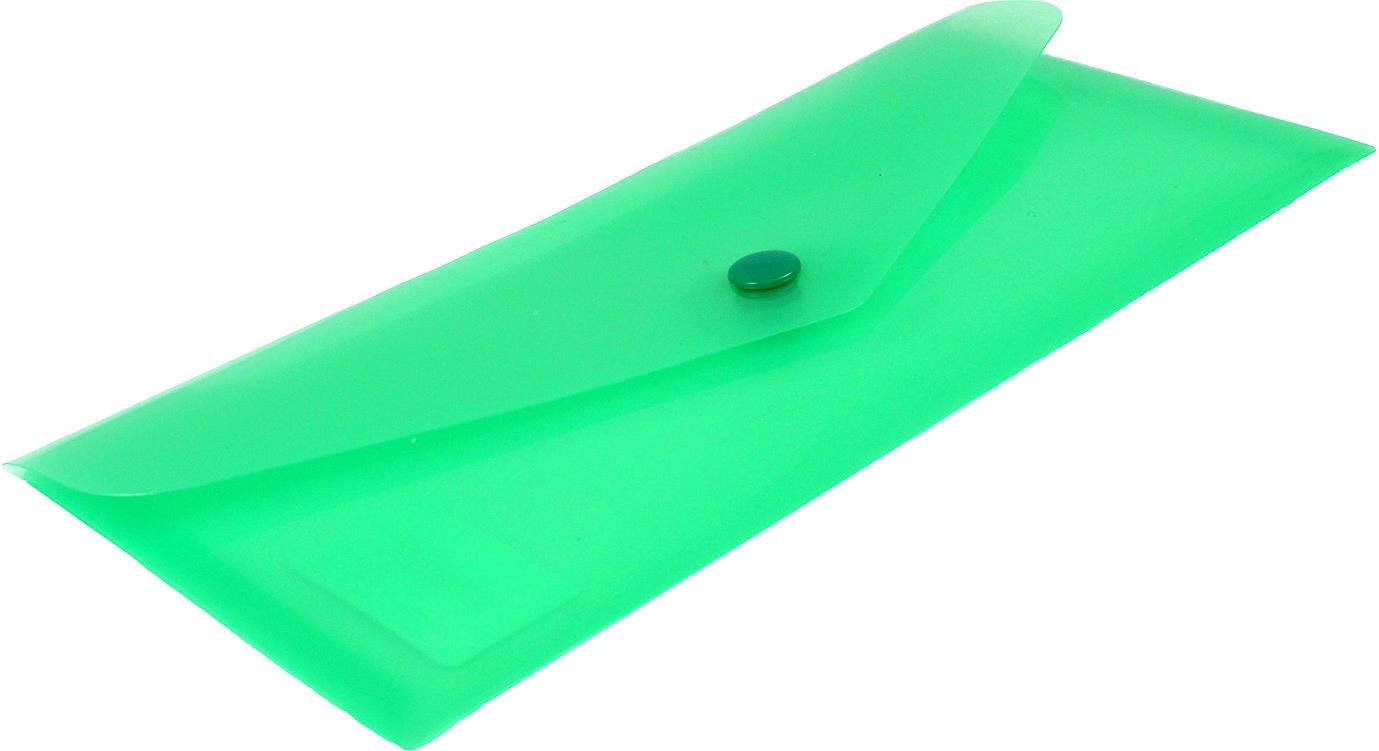 Папка-конверт "Economix" №E31306-04 на кнопці під євроконверт E65 зелена(5)(100) — фото товару | Канцелярський Сад