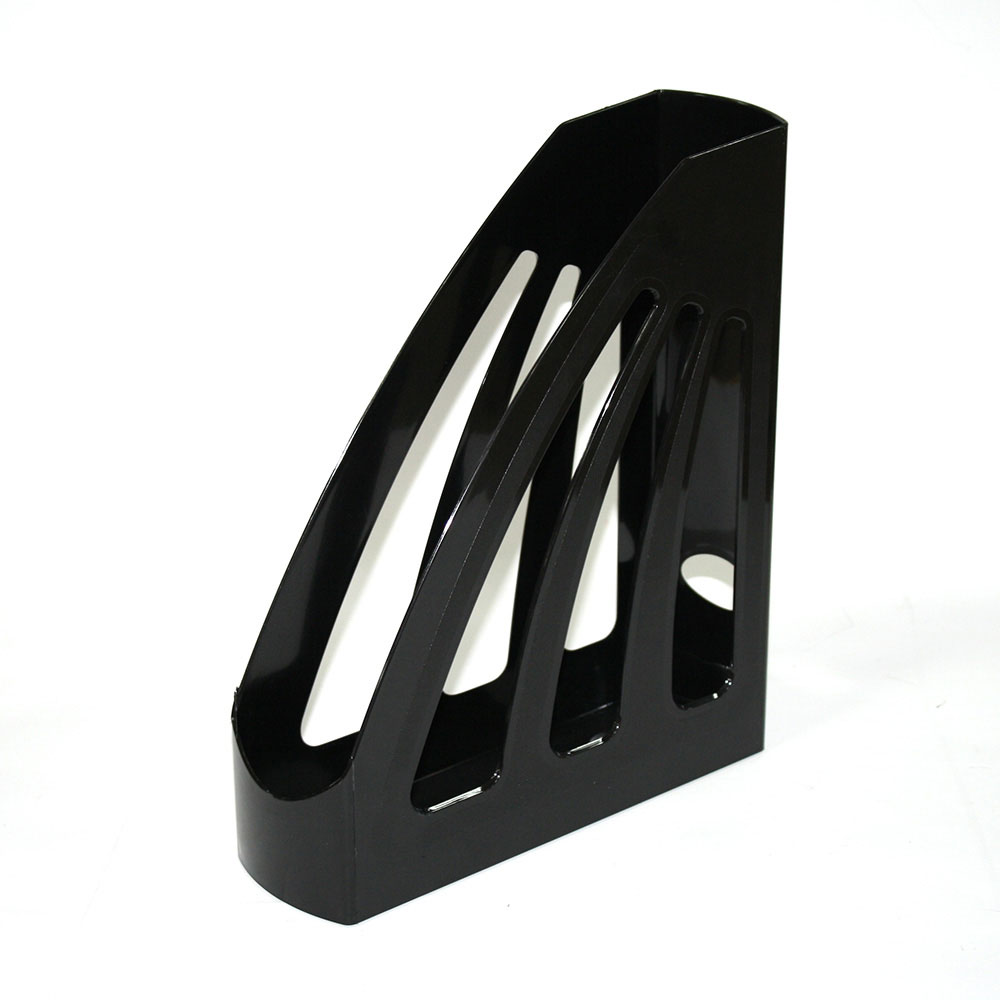 Лоток вертик. "КіП" №ЛВ-03 1від. чорн.(16) — фото товару | Канцелярський Сад