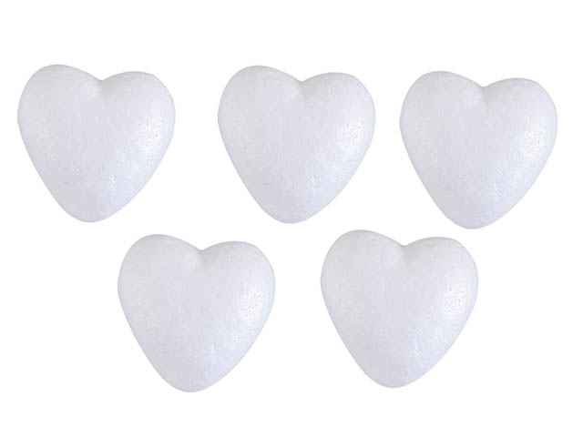 Заготовка пінопласт "Santi" Серце 70мм №740614(5) — фото товару | Канцелярський Сад