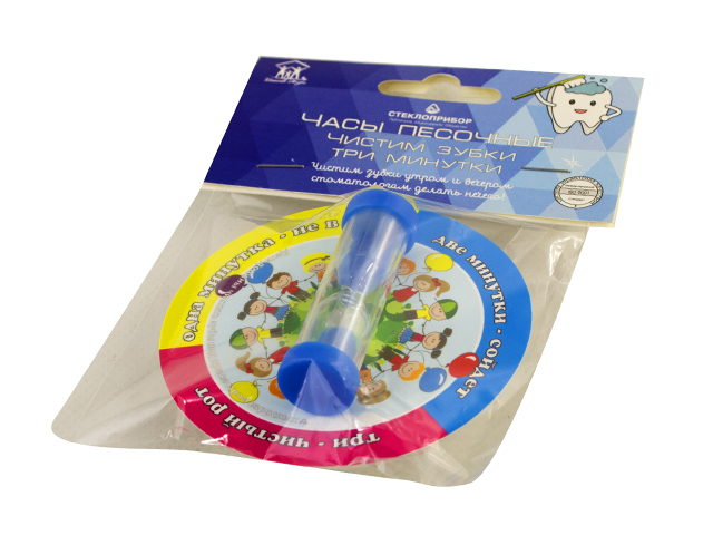 Годинник пісочний "Чистимо зубки" тип 3 вик.2 ТУ У 3хв. №1063 — фото товару | Канцелярський Сад