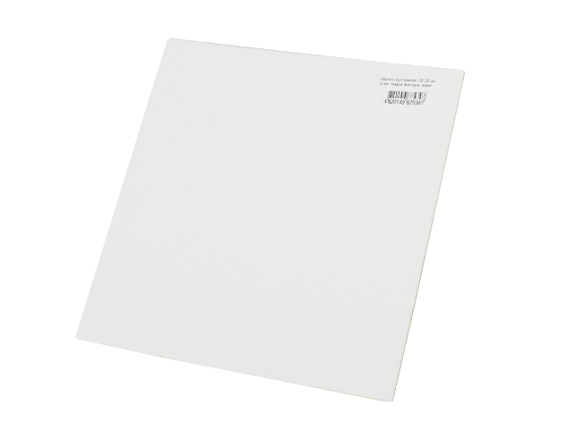 Картон грунтований 20х20см 3мм,гладка фактура,акрил №GPA1802020/5347 — фото товару | Канцелярський Сад