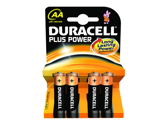 Батарейки Duracell LR-06/блістер 4шт (20) — купити | Канцелярський Сад