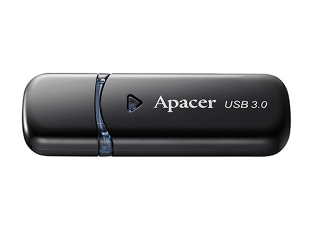 Флеш-пам`ять 64GB "Apacer" AH355 USB3.2 black №1308 — фото товару | Канцелярський Сад