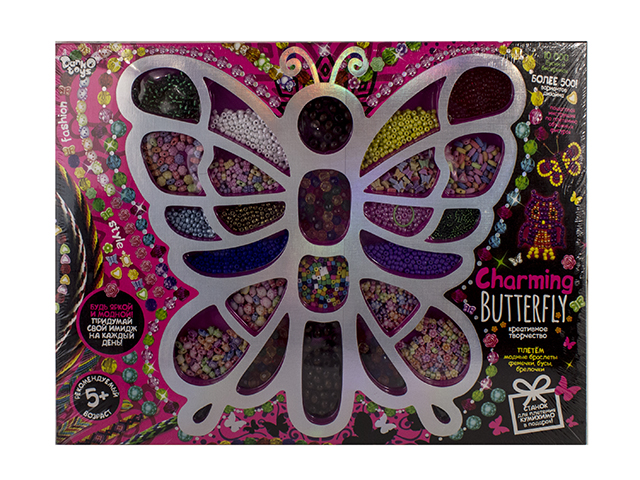 Набір креативної творчості "Charming Betterfly" №CHB-01-01/DankoToys/(5) — фото товару | Канцелярський Сад
