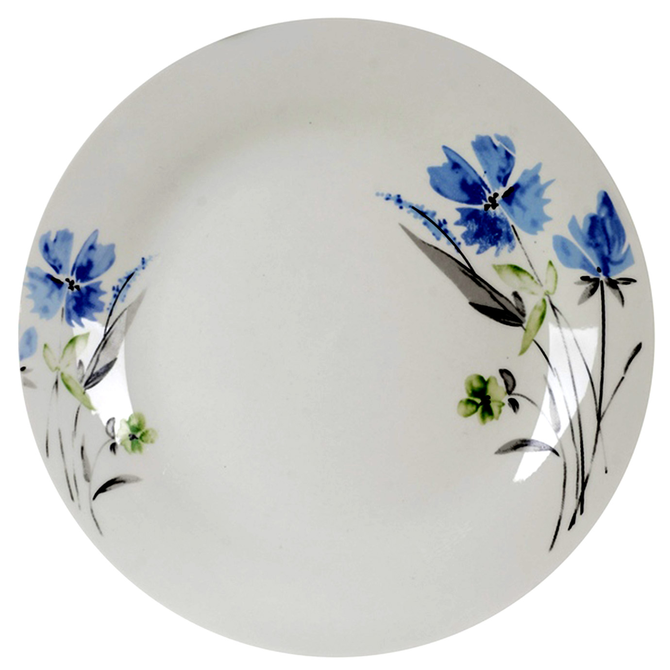 Тарілка десертна скло "Limited Edition Iris" 23см №90185/YF2008-1(12)(72) — фото товару | Канцелярський Сад