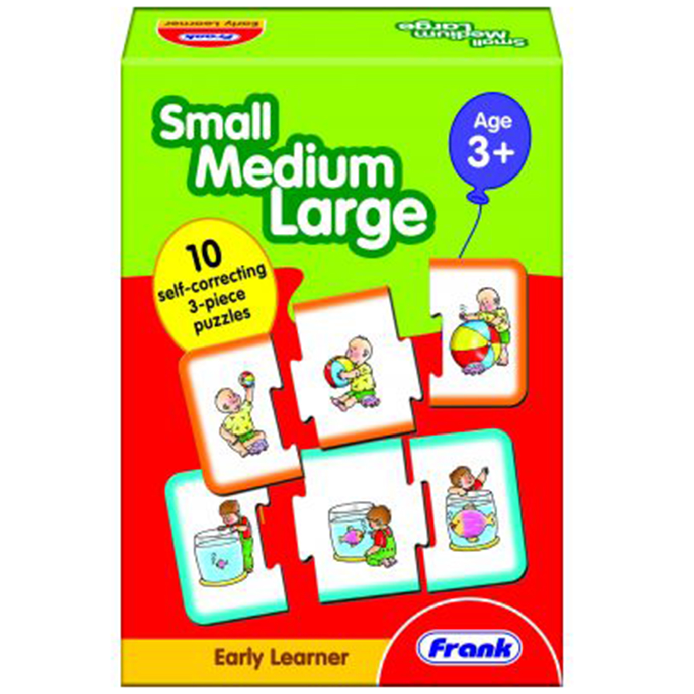 Пазл Frank Великий і маленький,10 потрійних пазлів,мал.,вел.,середні №10347(24) — купити | Канцелярський Сад
