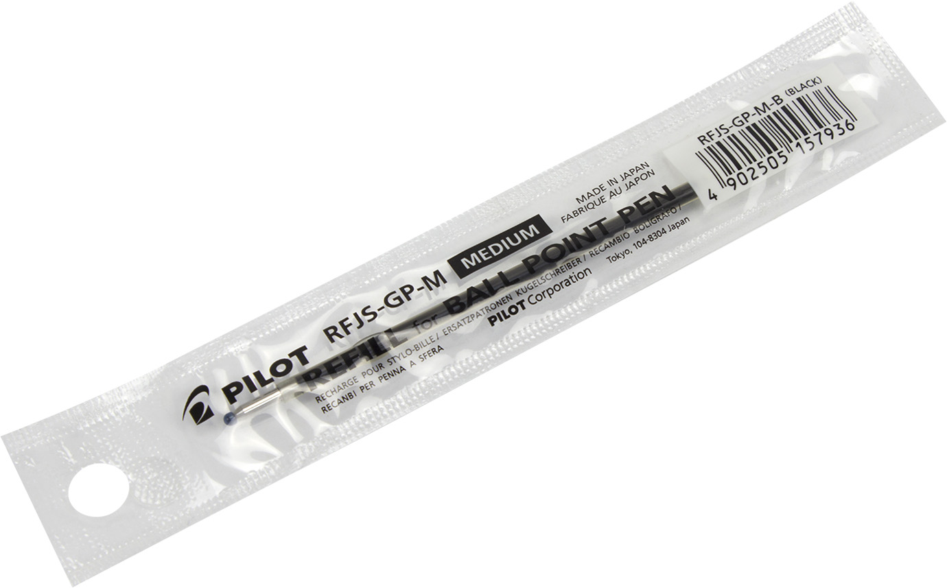 Стрижень кульк. "Pilot" №RFJ-GP-M-B 1,0мм для BPAB-15F чорн.(12) — фото товару | Канцелярський Сад