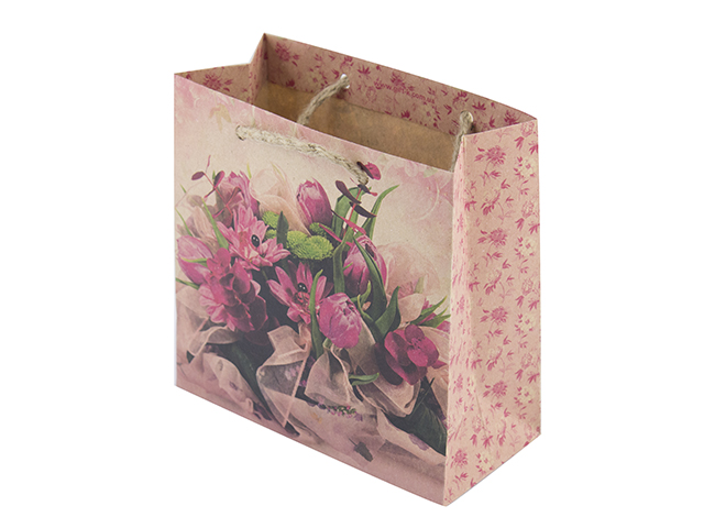 Пакет подарунковий крафт 16х16см "еко" №ML-3(10) — фото товару | Канцелярський Сад