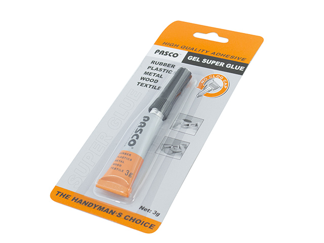 Суперклей "Pasco" №С-007-1/С-007-2/9675 3гр гель на бліст.(24)(576) — фото товару | Канцелярський Сад