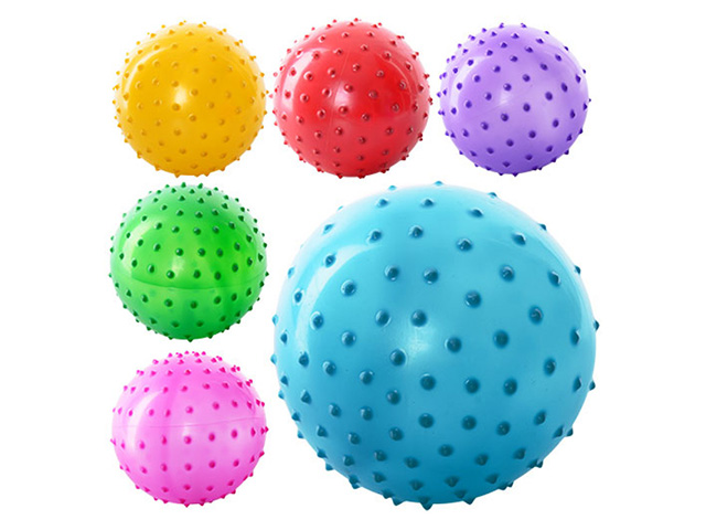 М'яч масажний 3" 20гр ПВХ,6 кольор. №MS-0021(250) — фото товару | Канцелярський Сад