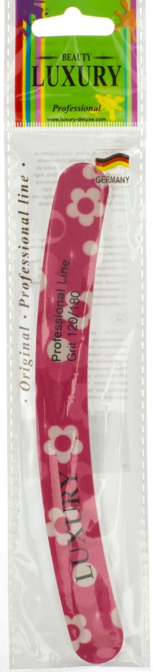 Пилочка для нігтів "Luxury" 120/180 кольорова №BM-08 — купити | Канцелярський Сад