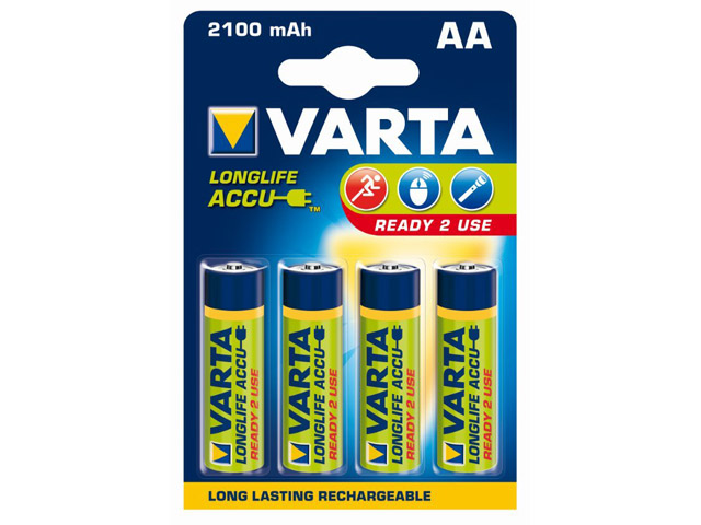 Акумулятори Varta R2U Ni-Mh (R-06,2100mAh)/блістер 4шт (10) — купити | Канцелярський Сад