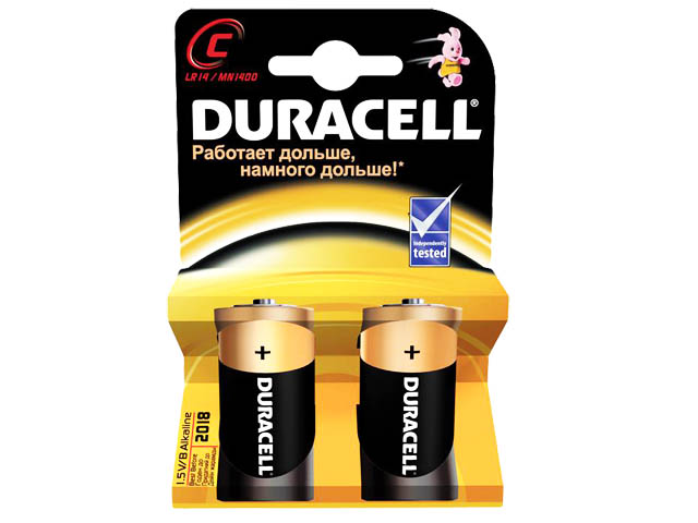 Батарейки Duracell LR-14/блістер 2шт (10) — купити | Канцелярський Сад
