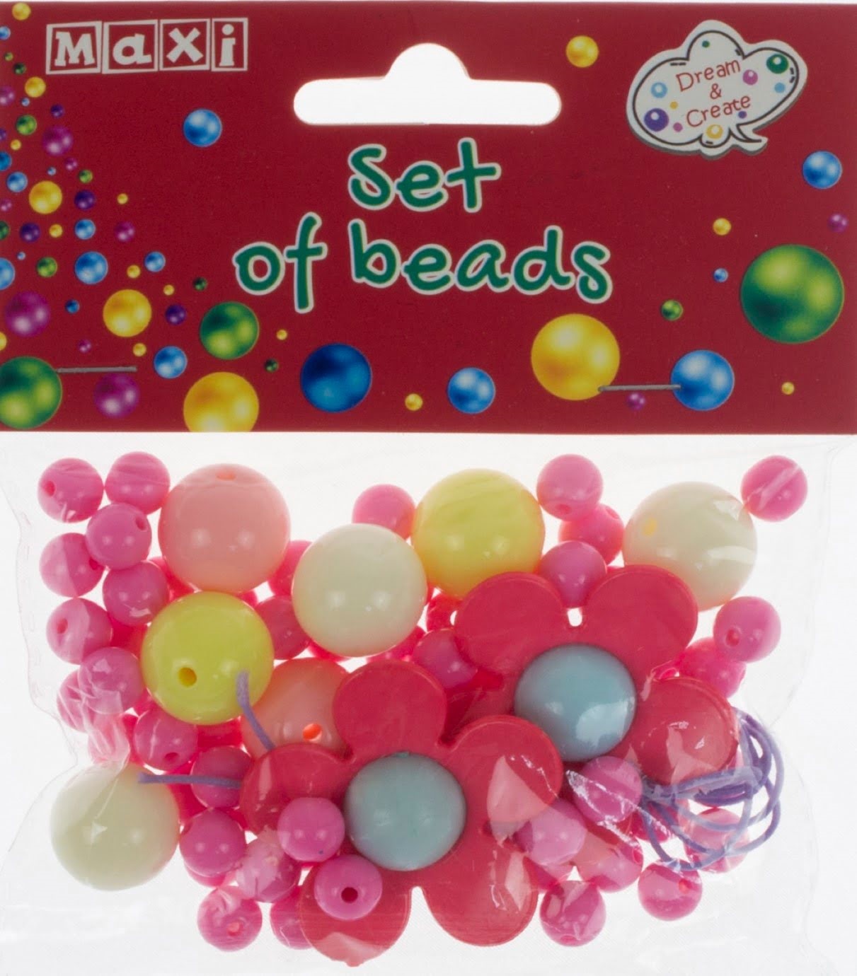 Набір бісеру для виготовлення прикрас "Maxi" Квіти №MX61608-03 — фото товару | Канцелярський Сад