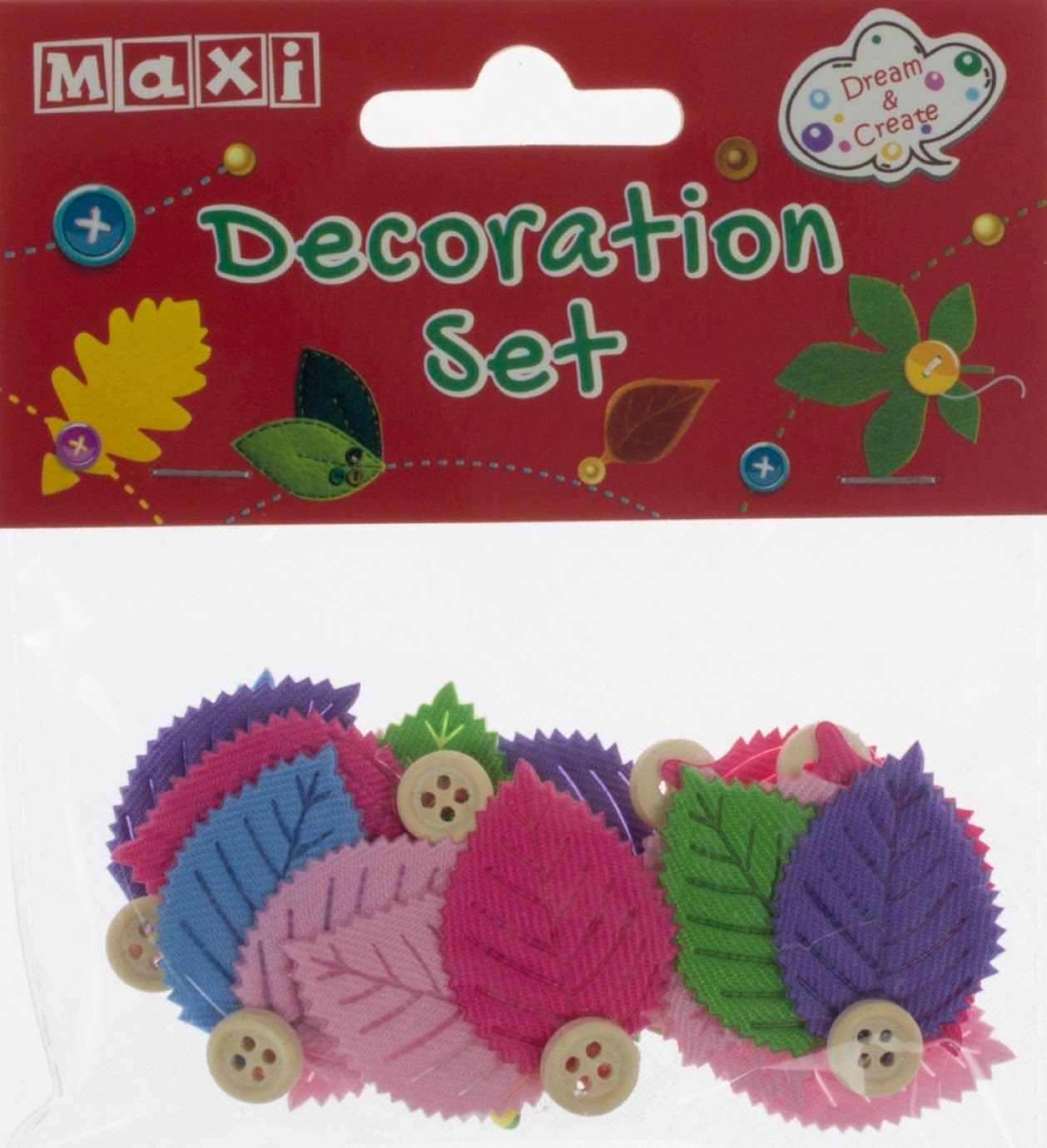 Набір для декорування "Maxi" Листя №MX61609-02(40) — фото товару | Канцелярський Сад