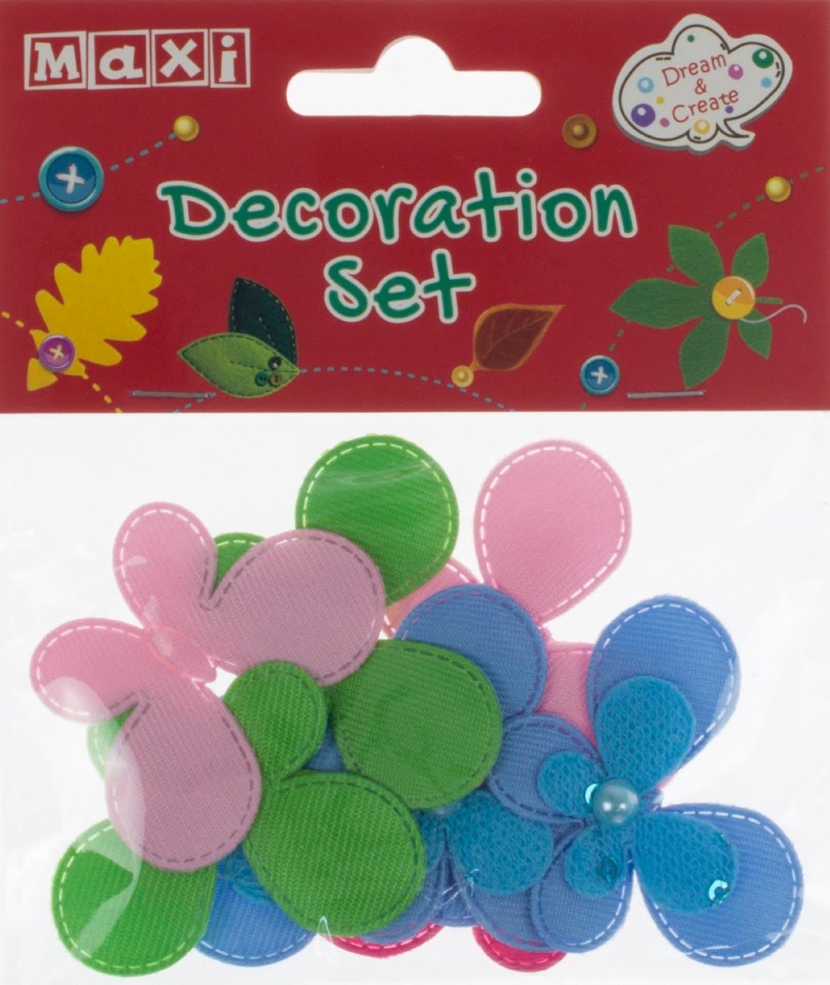 Набір для декорування "Maxi" Квіти №MX61609-11(40) — фото товару | Канцелярський Сад