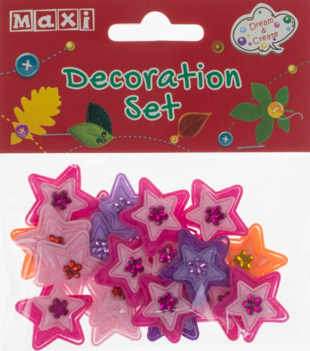 Набір для декорування "Maxi" Квіти №MX61609-15 — фото товару | Канцелярський Сад