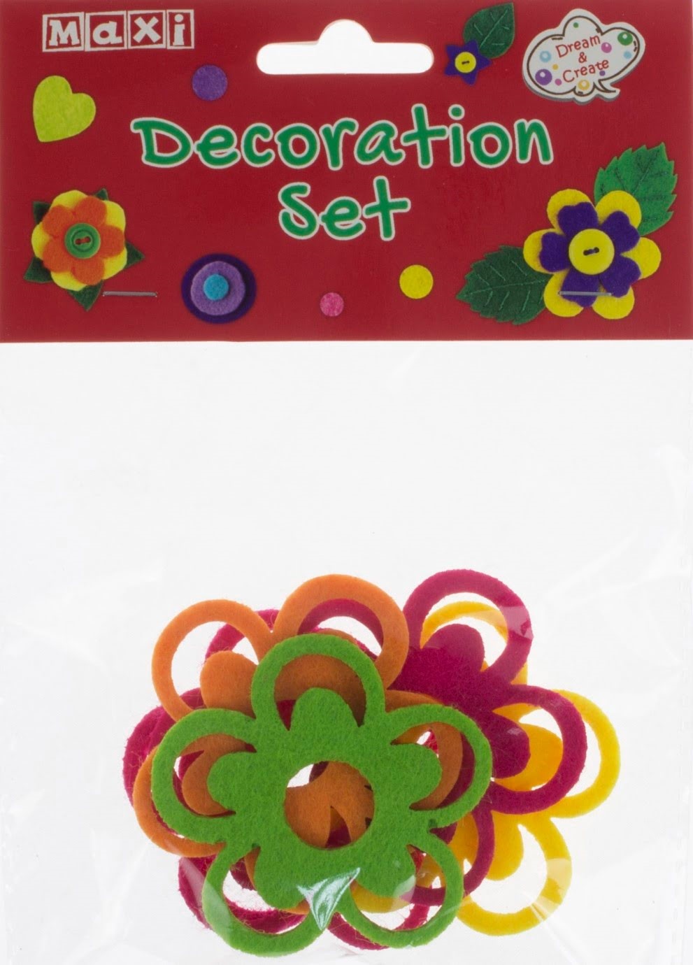 Набір для декорування "Maxi" Квіти №MX61610-02 — фото товару | Канцелярський Сад