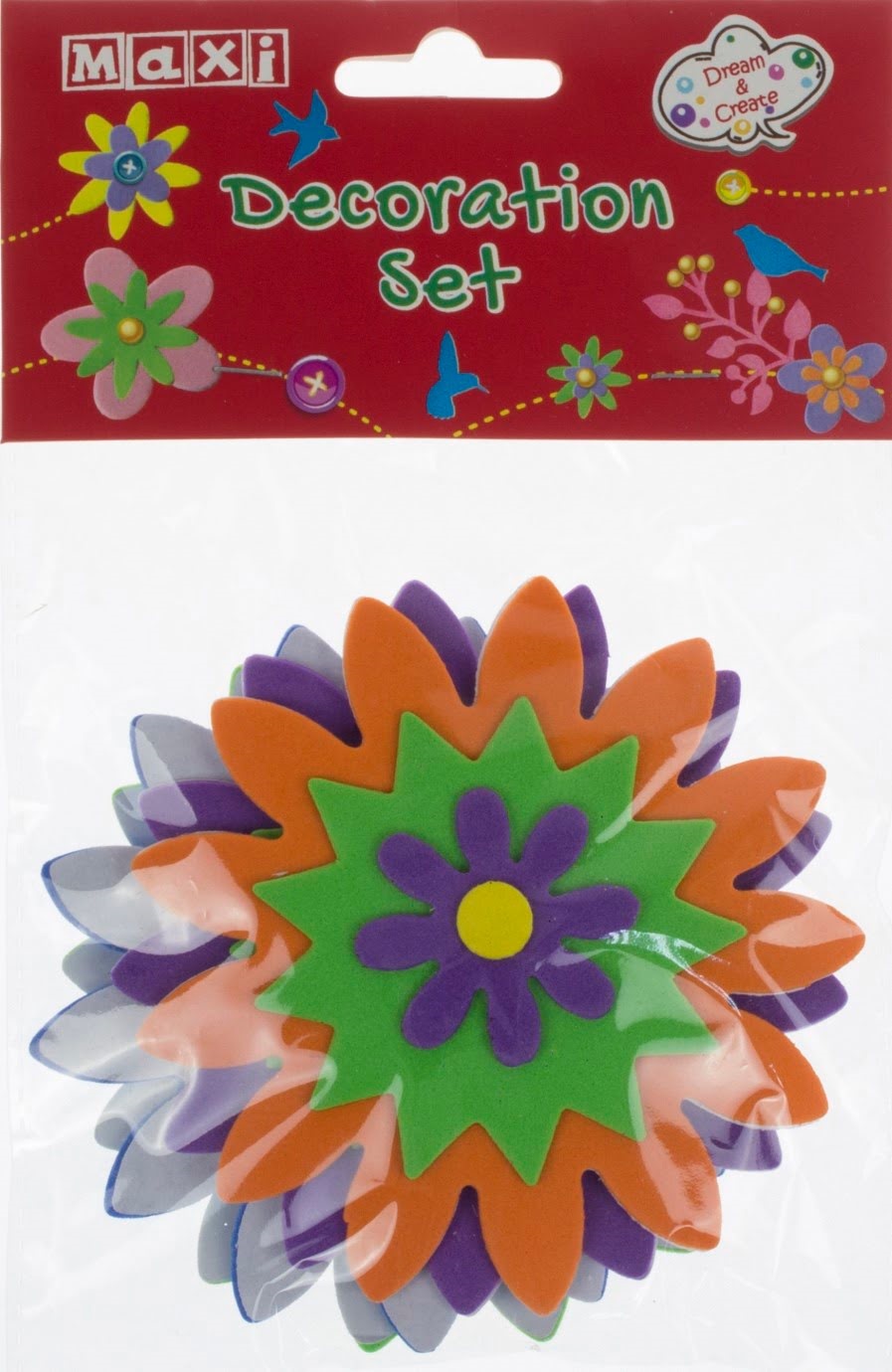 Набір для декорування "Maxi" Квіти №MX61611-01 — фото товару | Канцелярський Сад