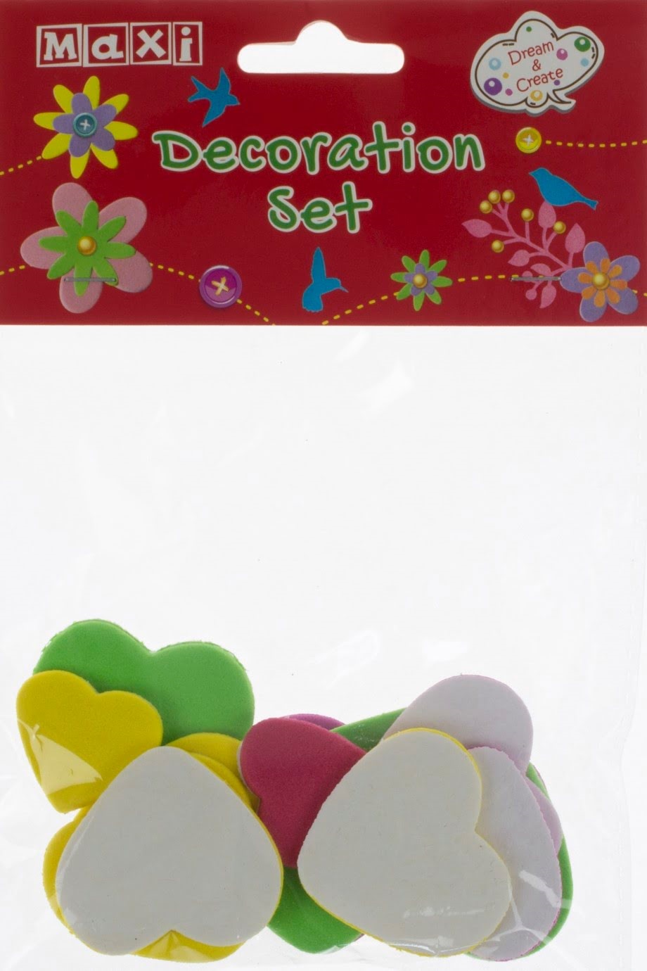 Набір для декорування "Maxi" Серця №MX61611-09 — фото товару | Канцелярський Сад