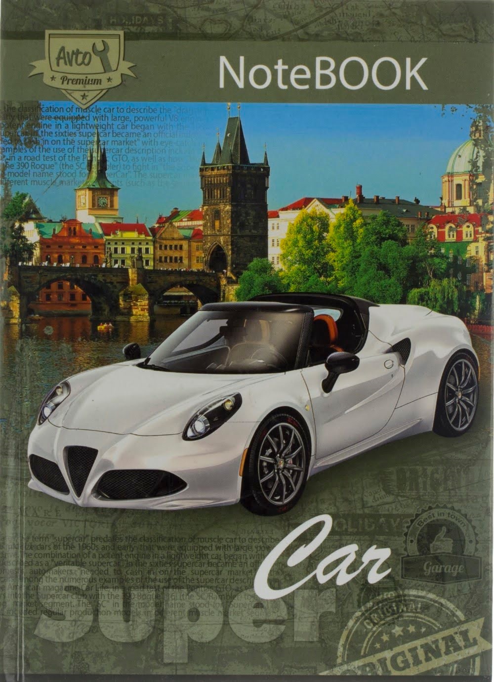 Блокнот А5 72арк. кліт. тв. обкл. №ТП-1/Рюкзачок/(16) — фото товару | Канцелярський Сад