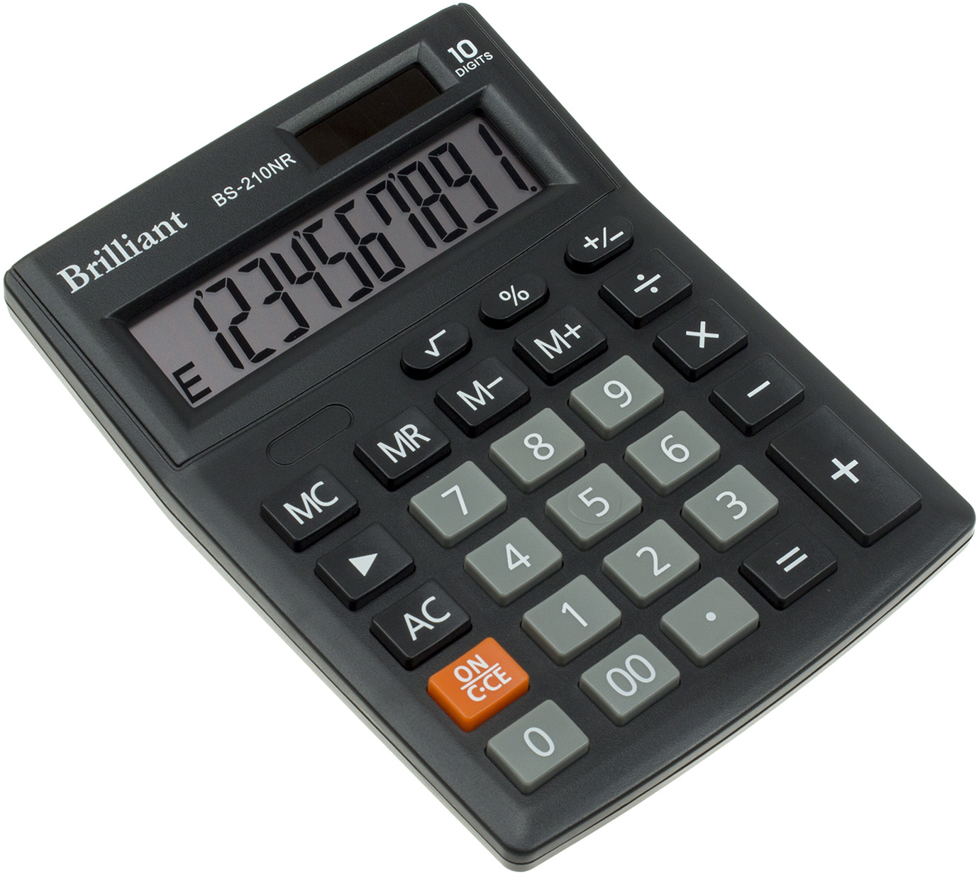 Калькулятор "Brilliant" №BS-210NR (10-розряд.)(40) — фото товару | Канцелярський Сад