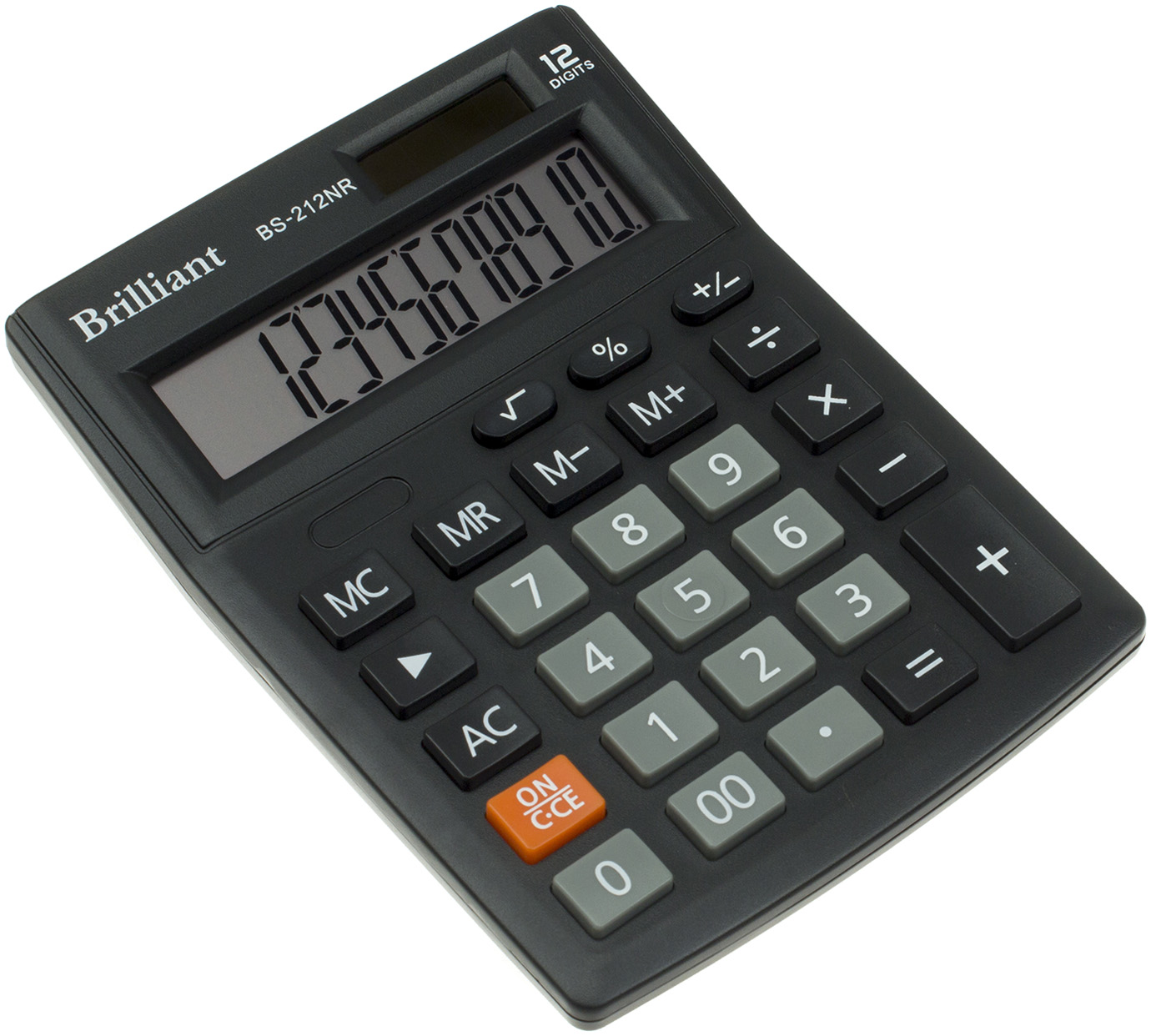 Калькулятор "Brilliant" №BS-212NR (12-розряд.)(40) — купити | Канцелярський Сад