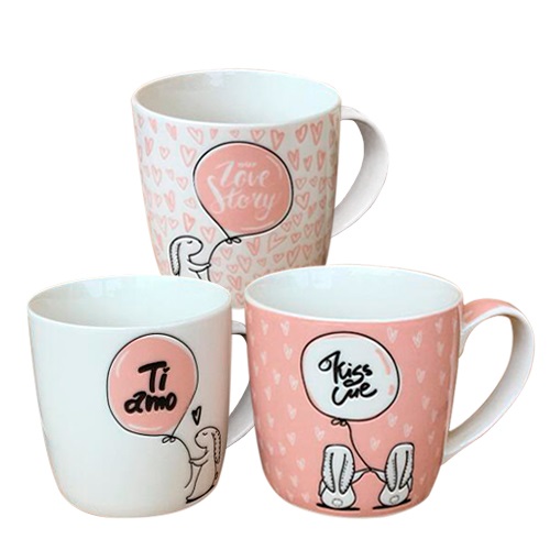 Чашка керам. 280мл "Mon Amour" №2180-01/S&T/(12)(48) — фото товару | Канцелярський Сад