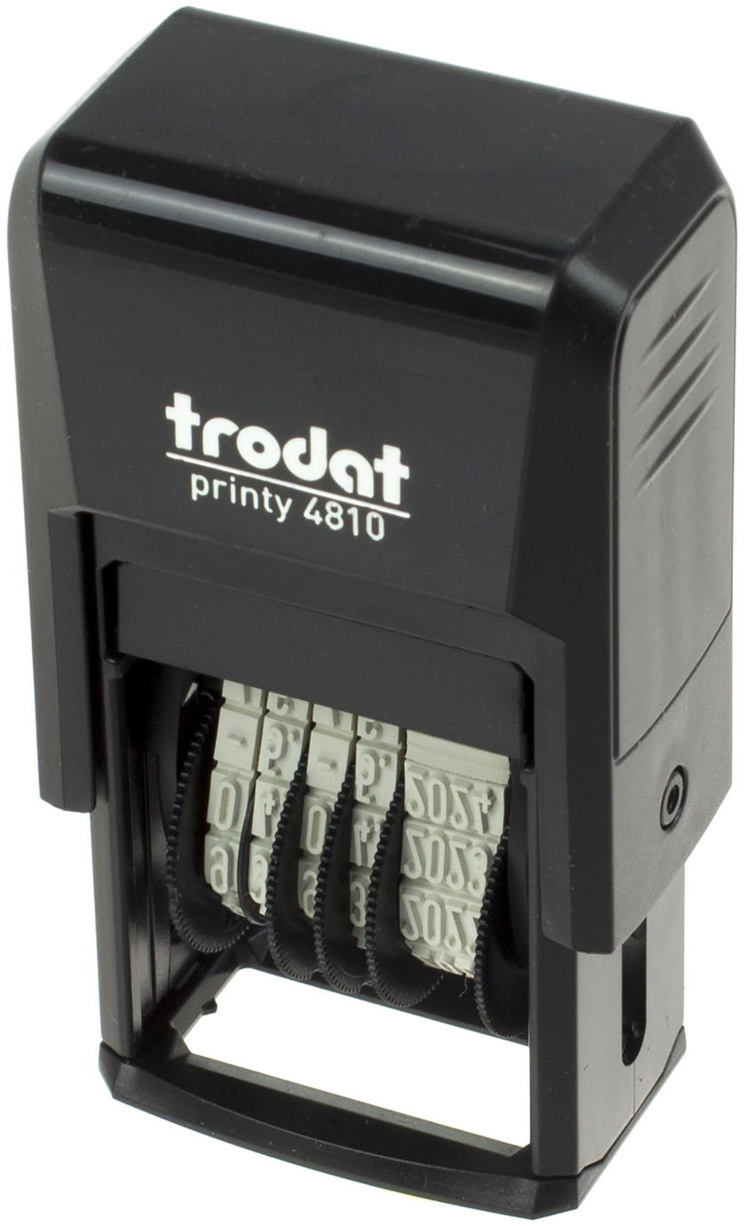 Датер пласт. міні 3,8мм Trodat №4810 Bank — купити | Канцелярський Сад
