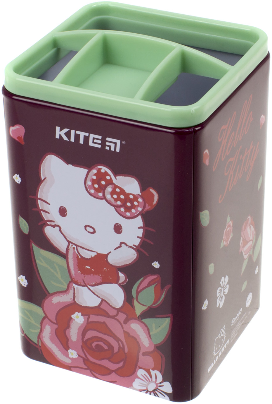 Стакан для ручок "Kite" №HK19-105 квадр. Hello Kitty(12) — фото товару | Канцелярський Сад