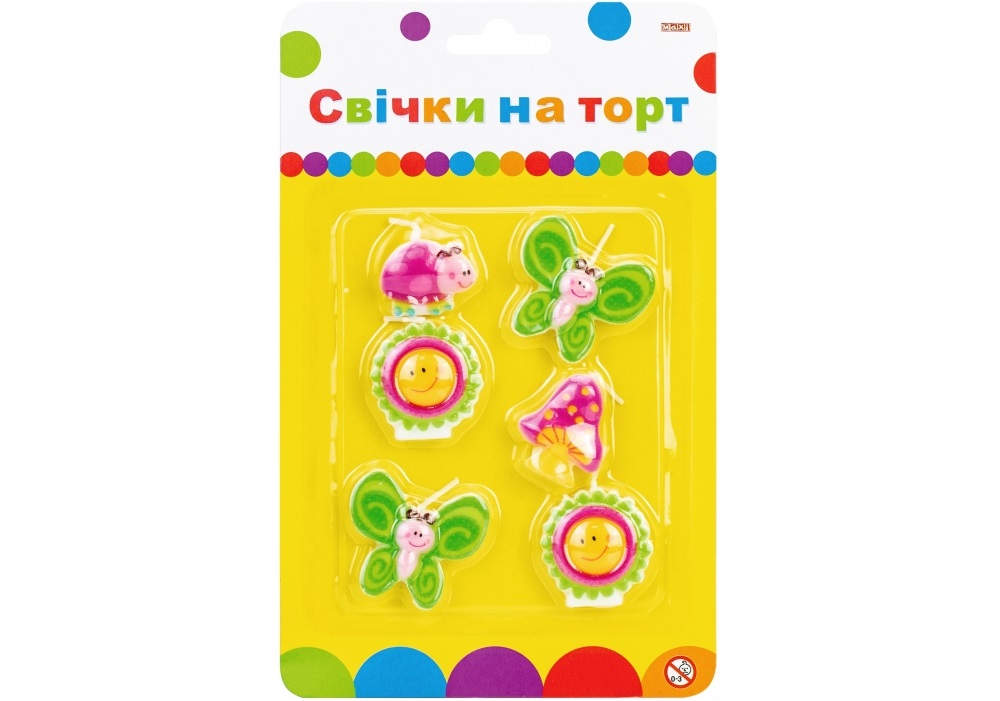 Набір свічок "Весна" (6шт) №MX624030(24) — фото товару | Канцелярський Сад