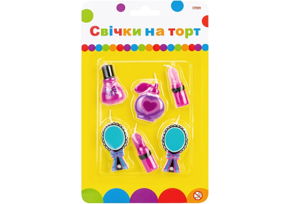 Набір свічок "Мейкап" (6шт) №MX624031(24) — купити | Канцелярський Сад
