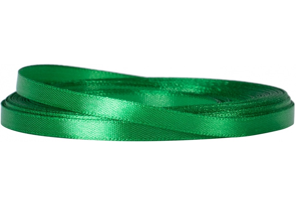 Стрічка сатін "Maxi" 0,5смх22м смарагдова №MX62158-19 — фото товару | Канцелярський Сад