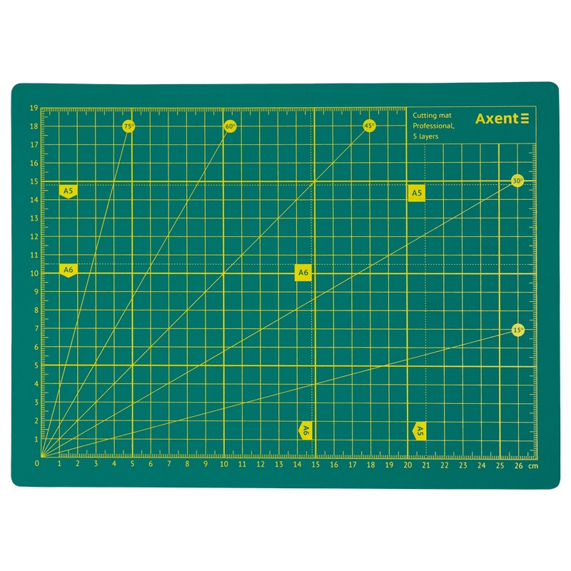 Килимок самовідновл. для різання, А4,Pro п'ятишаровий "Axent" №7907-А — фото товару | Канцелярський Сад