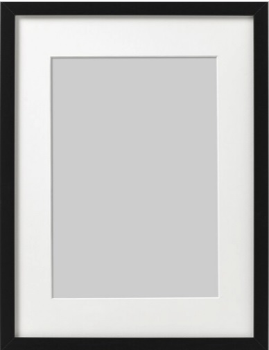 Фоторамка "LA" 15х21 №LA-069 чорна,червона оторочка(20) — фото товару | Канцелярський Сад