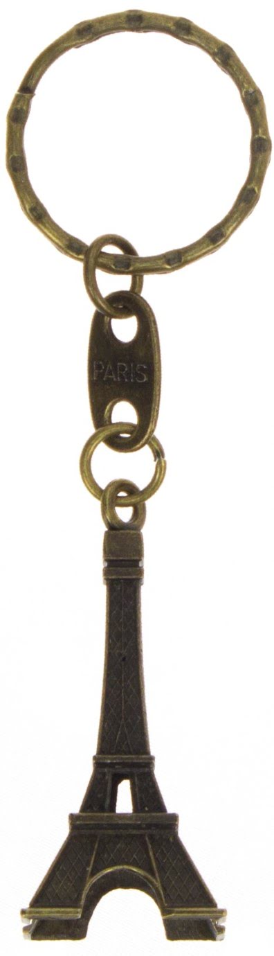 Брелок металевий "Ейфелева вежа" №S-2506(12) — фото товару | Канцелярський Сад