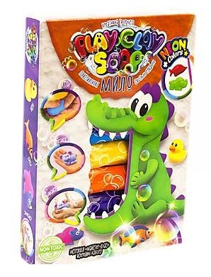 Набір креат. творч.Play Clay Soap"Пластил. Мило"середній PCS-03-01U,02U,03U,04U/Danko/(16) — фото товару | Канцелярський Сад