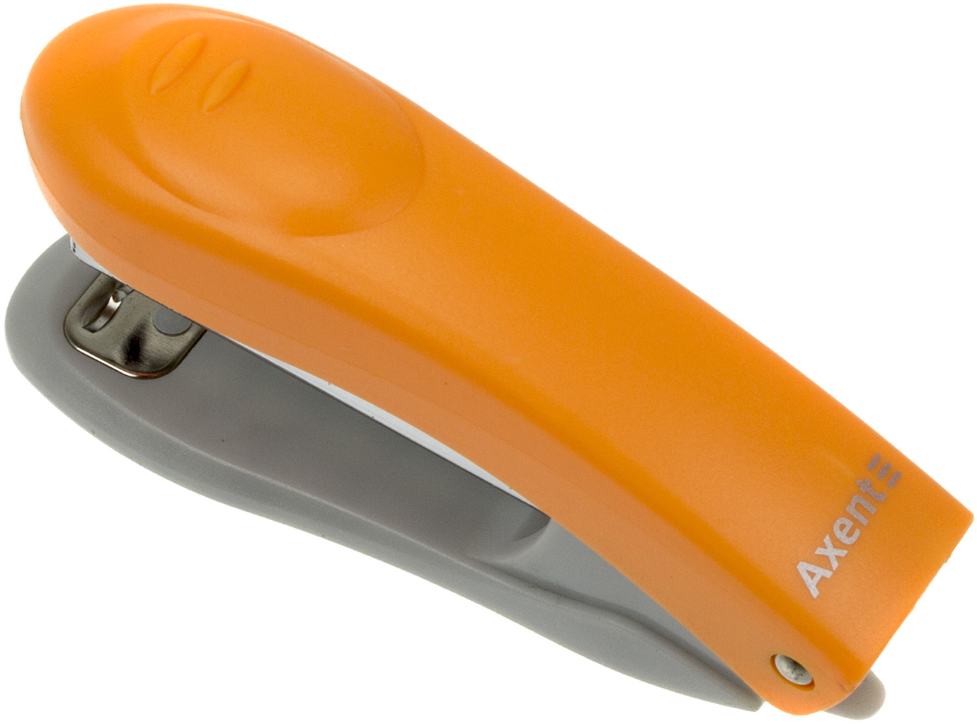 Степлер "Axent" №10 12арк №4813-12 Welle-2 пласт. помаранчевий(12) — фото товару | Канцелярський Сад